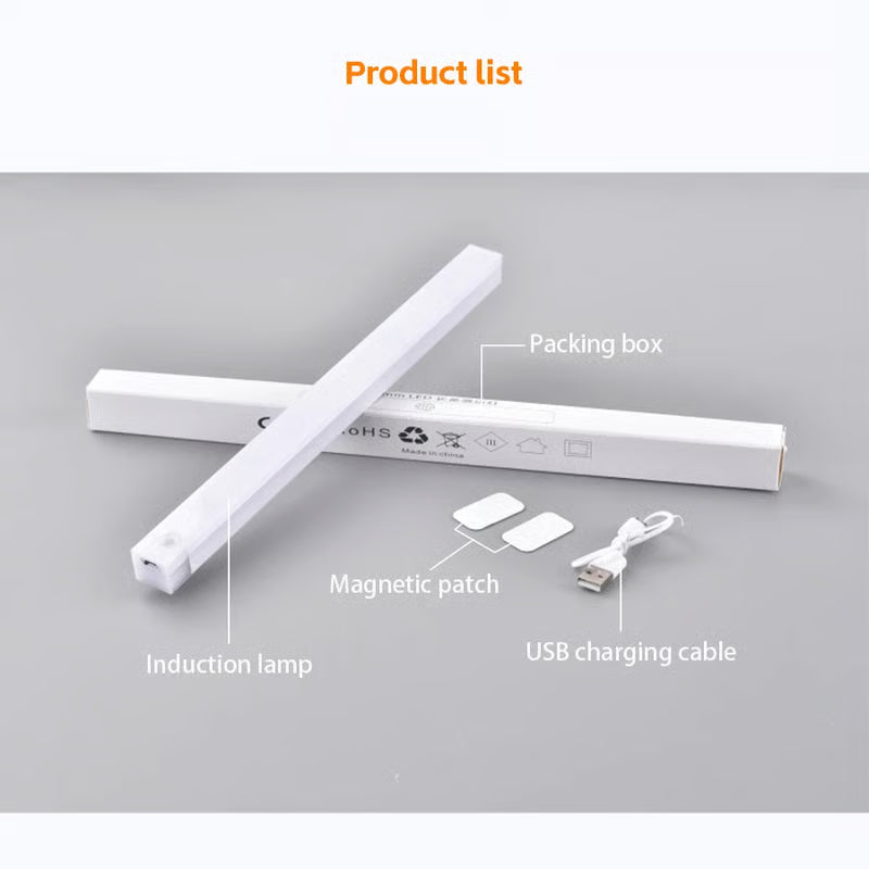 Punch-free Smart Sensor Magnetic Rechargeable LED Lights